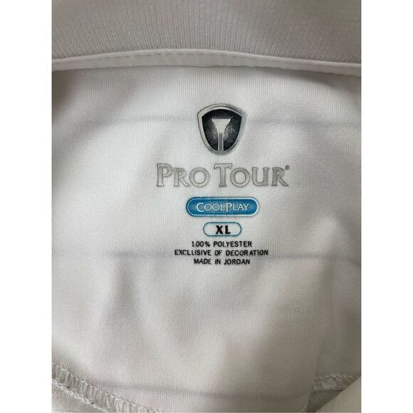 Pro Tour Coolplay Stripe Mens Golf Polo Shirt Size X-Large - Picture 8 of 10